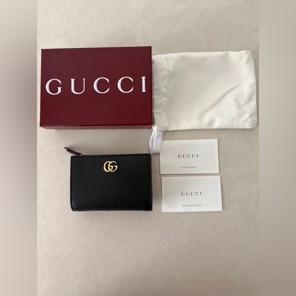 Gucci Bi-color GG Marmont small wallet